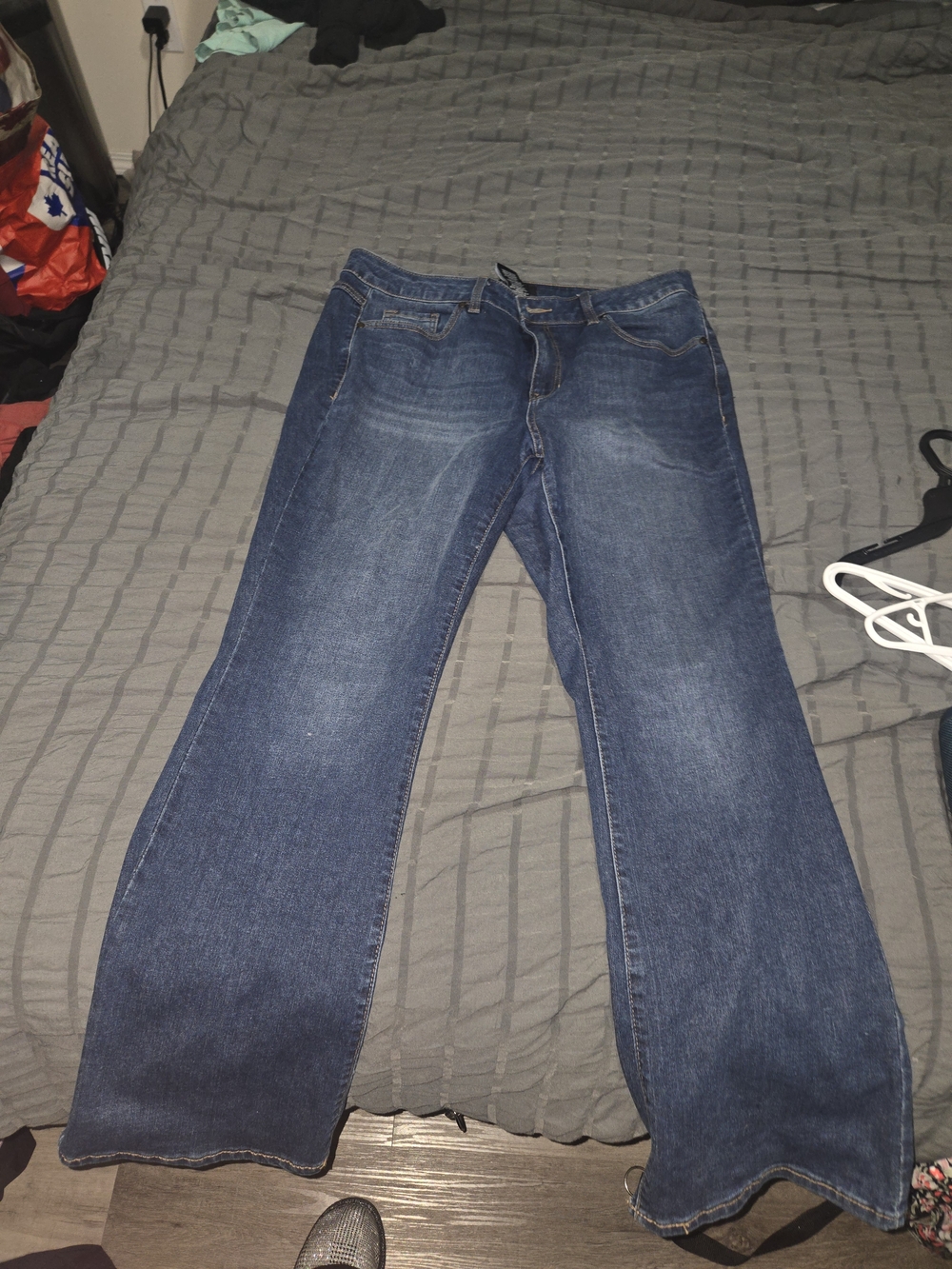 d. jeans Women's Dark Blue Flare Jeans